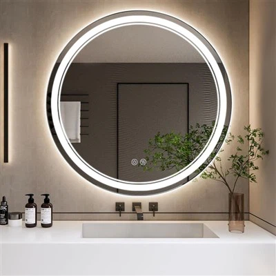 Miroir du cercle de salle de bain LED